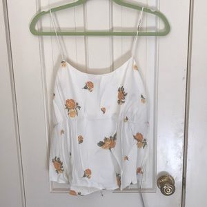 Reformation Atticus Top in Beautiful Floral